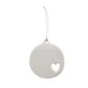 Discount ⌛ 4" DIY Unfinished Ceramic Round Heart Ornament by Michaels 🔥 -Ashland Sales 10674633 1