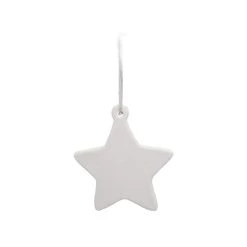 Wholesale 😀 4" Unfinished Ceramic Star Ornament by Michaels ❤️
