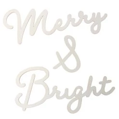 Promo ✔️ Christmas Wood Merry & Bright D.I.Y. Words by Michaels ✨