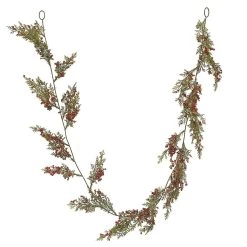 Deals 🔥 5ft. Icy Juniper & Berry Coiled Garland by Ashland® 😀 -Ashland Sales 10674680 3