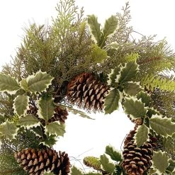 Coupon 🔥 24" Holly & Pinecone Wreath by Ashland® 😍 -Ashland Sales 10674823 2