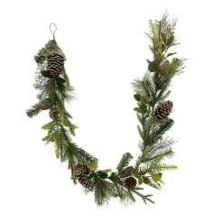 Buy 💯 6ft. Holly & Pinecone Garland by Ashland® 😀 -Ashland Sales 10674827 2