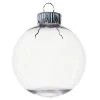 Top 10 😀 Christmas 4ct. 3.5" Clear Glass Ball Ornaments by Michaels ❤️ -Ashland Sales 10674917