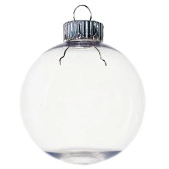 Top 10 😀 Christmas 4ct. 3.5" Clear Glass Ball Ornaments by Michaels ❤️