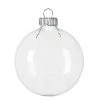 Budget ✔️ Christmas 4ct. 3" Clear Glass Disc Ornaments by Michaels 🔥 -Ashland Sales 10674918 1
