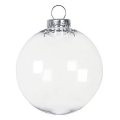 Cheapest 🔥 Christmas 4.5" Clear Plastic Disc Ornament by Michaels 💯