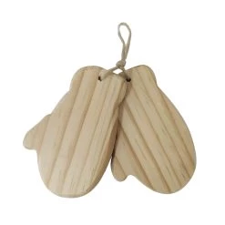 Coupon 🧨 4" Unfinished Wood Mittens Ornament by Michaels 🎉
