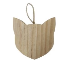 Promo 🥰 4" Unfinished Wood Cat Ornament by Michaels 😍