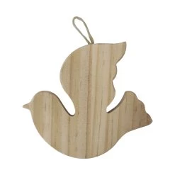 Hot Sale 🛒 4.5" Unfinished Wood Dove Ornament by Michaels 👏