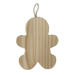 Cheap 😀 4.5" Unfinished Wood Gingerbread Man Ornament by Michaels ⭐