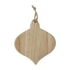 Promo 👍 4.5" Unfinished Wood Bulb Ornament by Michaels 🥰