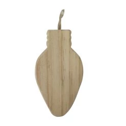 Buy ✔️ 4.5" Unfinished Wood Light Bulb Ornament by Michaels 🔔