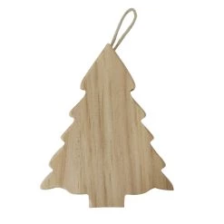 Coupon 🎁 4.5" Unfinished Wood Pine Tree Ornament by Michaels 🛒