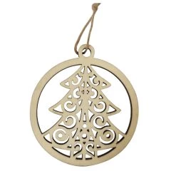 Best deal 🎉 4.5" Unfinished Wood Round Tree Ornament by Michaels 👍
