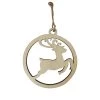 Coupon 🔔 4.5" Unfinished Wood Round Deer Ornament by Michaels 👍 -Ashland Sales 10675016 1