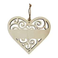 Hot Sale 👍 4.5" Unfinished Wooden Heart Plaque Ornament by Michaels 🥰