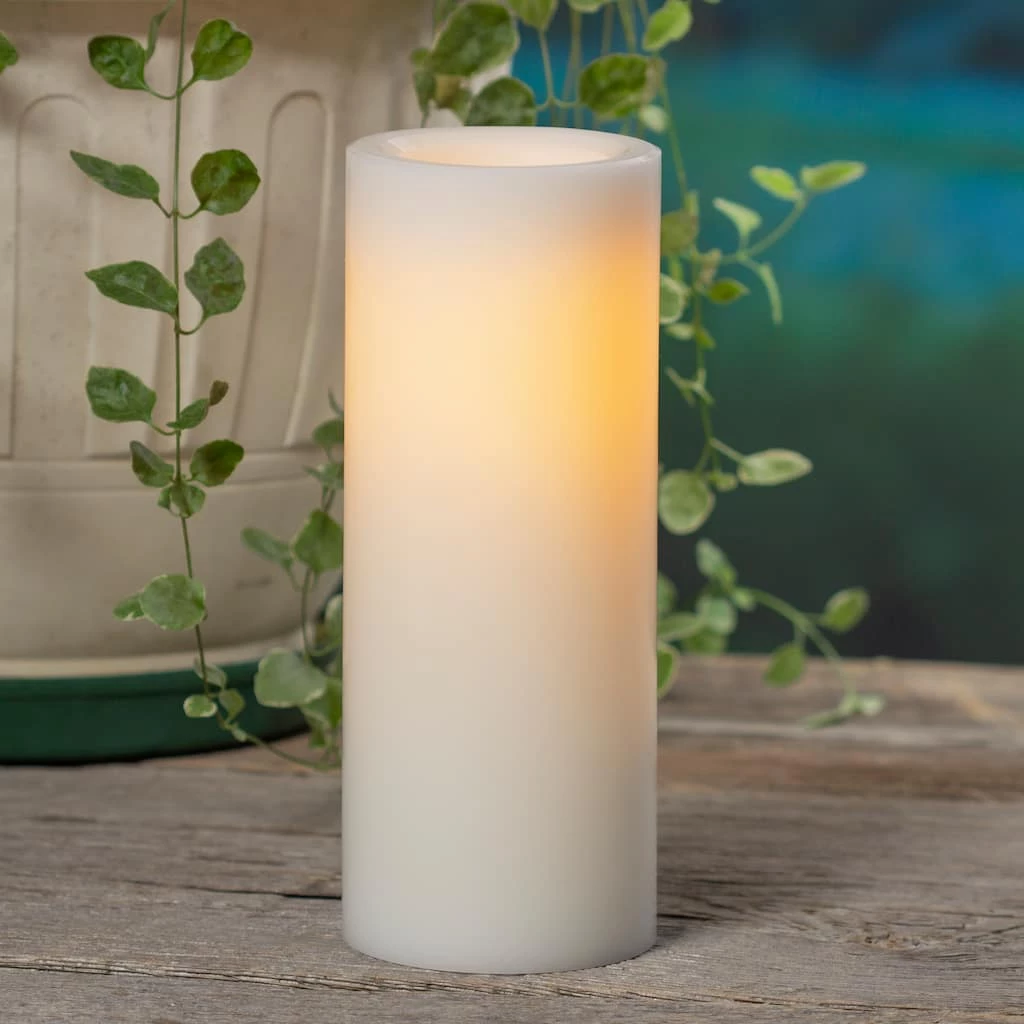 Cheapest π 8 Pack: 4" x 10" LED Wax Pillar Candle by Ashland® π 8 Cheapest π 8 Pack: 4" x 10" LED Wax Pillar Candle by Ashland® π - Image 6