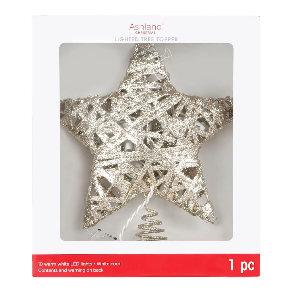 Brand new 🧨 11" Lighted Gold Grapevine Tree Topper by Ashland® ⭐ 3 Brand new 🧨 11" Lighted Gold Grapevine Tree Topper by Ashland® ⭐