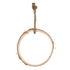Discount 🔔 4" Unfinished White Birch Round Ornament by Michaels 🧨