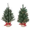 Wholesale 😍 Assorted 16" Artificial 🔔 Christmas Tree with Burlap Base by Ashland® 🔥 -Ashland Sales 10675190 1