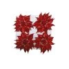 Best deal ❤️ Red Glitter Poinsettia Flowers, 4ct. by Ashland® ⭐