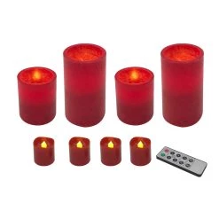 Best Pirce 💯 Mottled Red LED Pillar Candle Set by Ashland® 🧨 6 Best Pirce 💯 Mottled Red LED Pillar Candle Set by Ashland® 🧨 -Ashland Sales 10675805 2