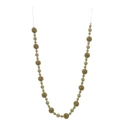 Outlet 🤩 6ft. Gold Glitter Ball Garland by Ashland® 🎁 -Ashland Sales 10675921 2