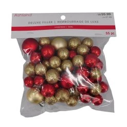 Buy 🔔 Glittery Red & Gold Decorative Ball Filler by Ashland® 🥰 -Ashland Sales 10675966 2