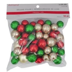 New ⭐ Glittery Red, Green & Gold Decorative Ball Filler by Ashland® 🎉 -Ashland Sales 10675968 2