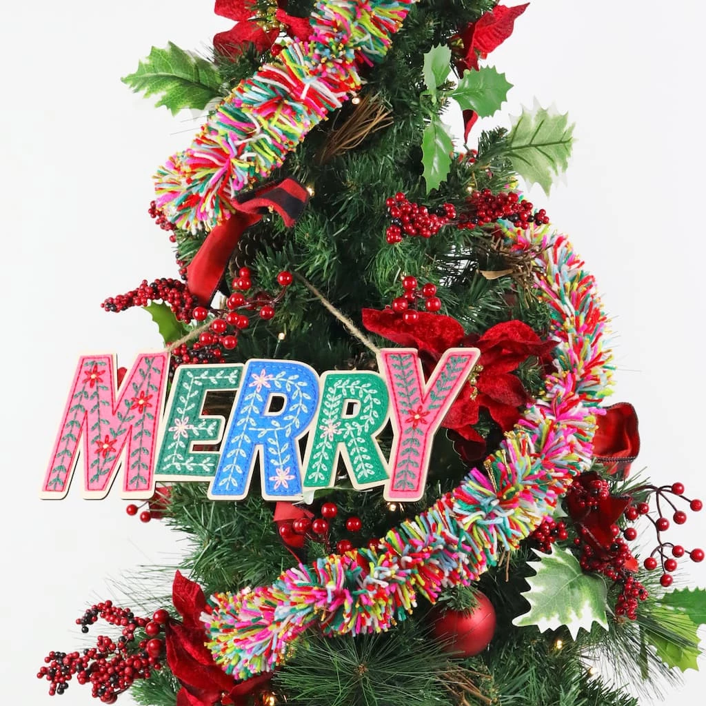 Discount 🌟 6ft. Multicolor Yarn Garland by Ashland® ✔️ 4 Discount 🌟 6ft. Multicolor Yarn Garland by Ashland® ✔️ - Image 2