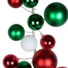 Promo 🎉 6ft. Red, Green & White Ball Ornament Garland by Ashland® 🌟 2 Promo 🎉 6ft. Red, Green & White Ball Ornament Garland by Ashland® 🌟 -Ashland Sales 10676028 1