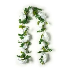 Best Pirce 🛒 6 Pack: 6ft. Cream Peony Garland by Ashland® 👏