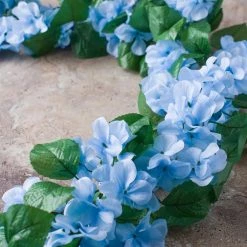 New ⌛ 6 Pack: 6ft. Blue Hydrangea Chain Garland by Ashland® 💯 -Ashland Sales 10676307 22