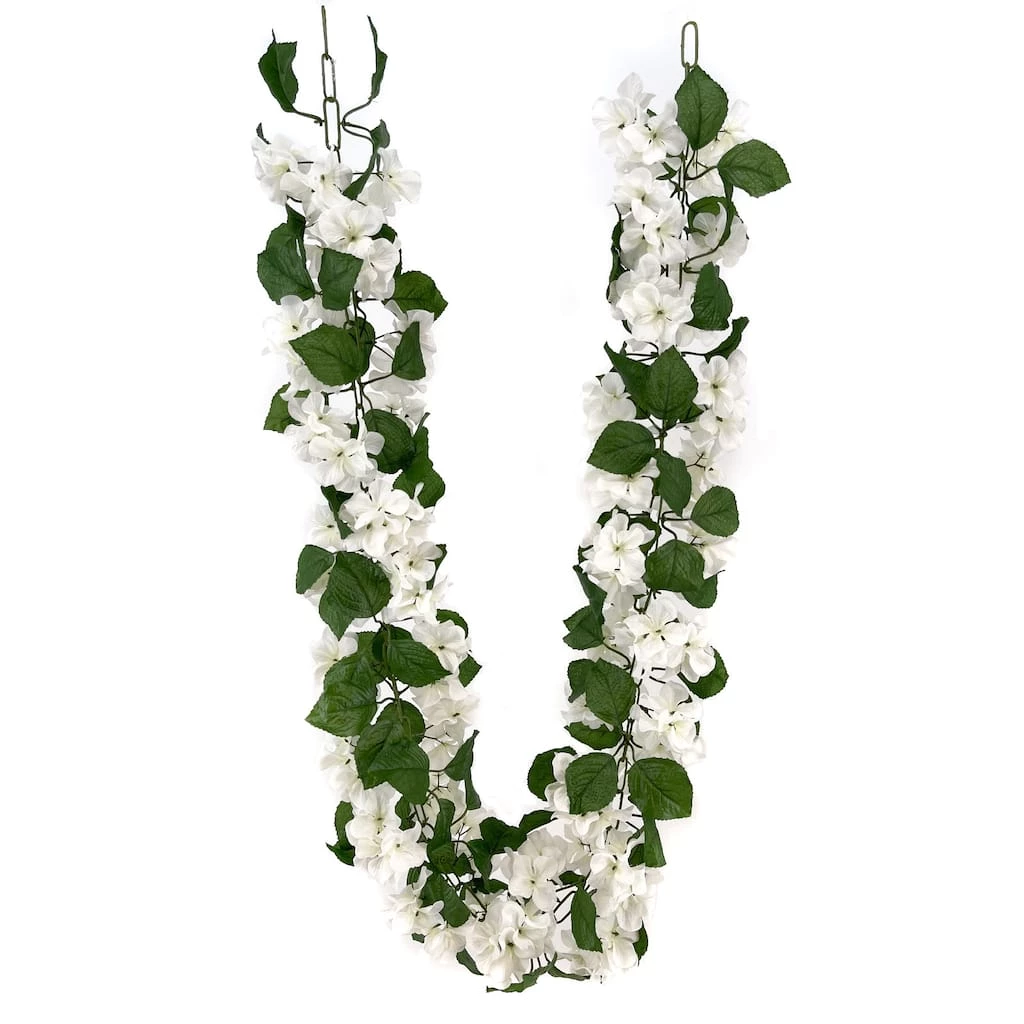Buy 🎁 6 Pack: 6ft. White Hydrangea Chain Garland by Ashland® 🛒 4 Buy 🎁 6 Pack: 6ft. White Hydrangea Chain Garland by Ashland® 🛒 - Image 2