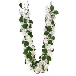 Flash Sale ✨ 6ft. White Hydrangea Chain Garland by Ashland® 🧨 -Ashland Sales 10676310 3