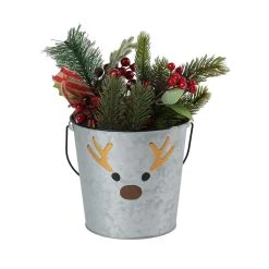 Best reviews of 🤩 7.2" Reindeer Metal Bucket with Handle by Ashland® 😀 -Ashland Sales 10676689 2