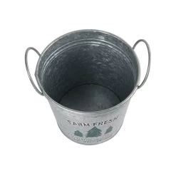 Brand new 😍 7.6" Farm Fresh 🎄 Christmas Trees Metal Bucket with Handles by Ashland® 🤩 -Ashland Sales 10676691 4