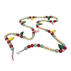 Outlet 🌟 6ft. Wood Light Bulb & Bead Garland by Ashland® 🎉