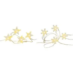 Budget 😍 Assorted 24ct. Warm White 🎄 Christmas Icon LED Crafting Lights by Ashland® 👍