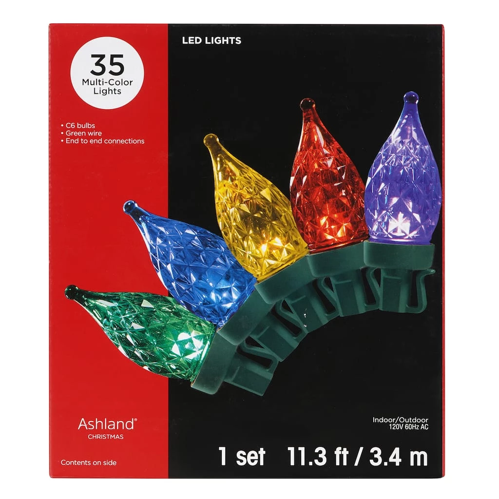 Discount 🔥 35ct. Multicolor C6 LED String Lights by Ashland® ✔️ 3 Discount 🔥 35ct. Multicolor C6 LED String Lights by Ashland® ✔️