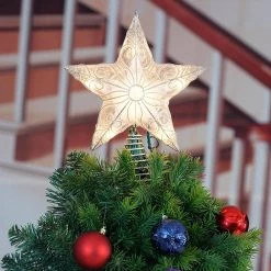 Budget 😉 11" Silver Filigree LED Star Tree Topper by Ashland® 🎁 -Ashland Sales 10677088 3