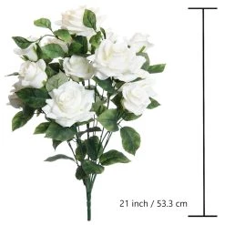 Best reviews of 😉 White Rose Bush by Ashland® ❤️ -Ashland Sales 10677458 3
