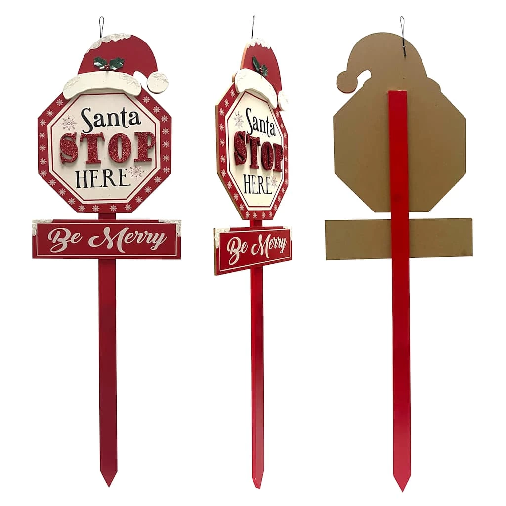 Wholesale 🎉 Assorted 36" Directional Santa Hat Yard Stake by Ashland® ✨ 5 Wholesale 🎉 Assorted 36" Directional Santa Hat Yard Stake by Ashland® ✨ - Image 3