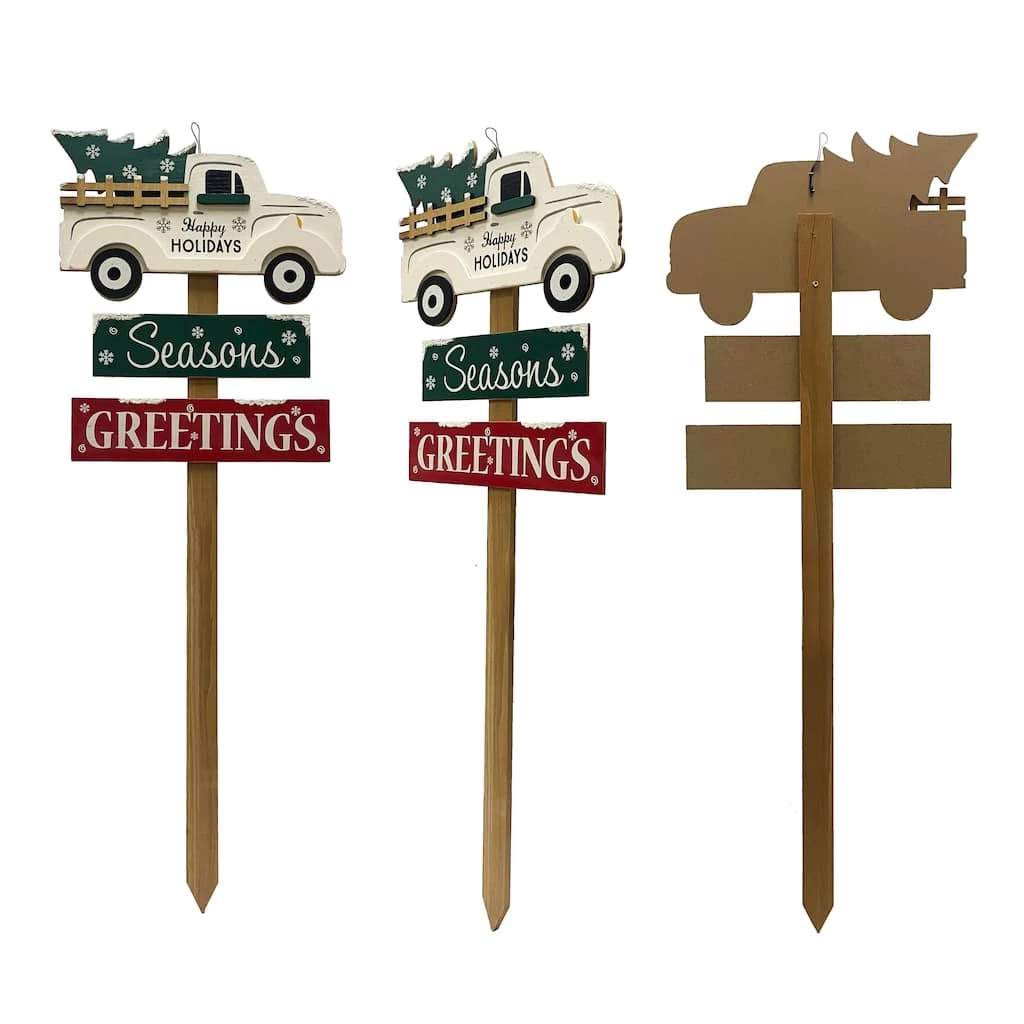 Best Pirce ✔️ Assorted 36" Holiday Greeting Yard Stake by Ashland® 👏 4 Best Pirce ✔️ Assorted 36" Holiday Greeting Yard Stake by Ashland® 👏 - Image 2