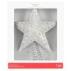 Cheap ⭐ 12.5" Silver Glitter Star Lighted Kaleidoscope Tree Topper by Ashland® 👏 -Ashland Sales 10677702 1