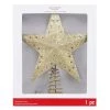 Promo 🎁 12.5" Gold Glitter Star Lighted Kaleidoscope Tree Topper by Ashland® 😍 -Ashland Sales 10677703 1