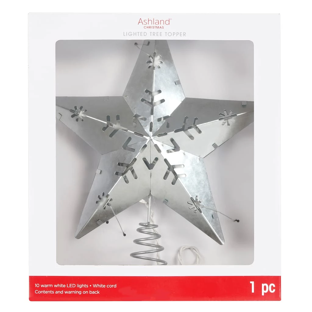 Flash Sale 🥰 12" LED Snowflake Star Tree Topper by Ashland® 😉 3 Flash Sale 🥰 12" LED Snowflake Star Tree Topper by Ashland® 😉