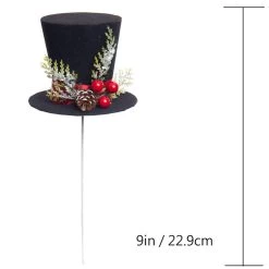 New 💯 Black Hat Pick with Pinecone & Berries by Ashland® 😀 7 New 💯 Black Hat Pick with Pinecone & Berries by Ashland® 😀 -Ashland Sales 10677755 3