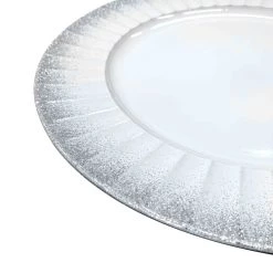 Promo 👍 Silver Wave Charger Plate by Ashland® ⌛ -Ashland Sales 10677976 2