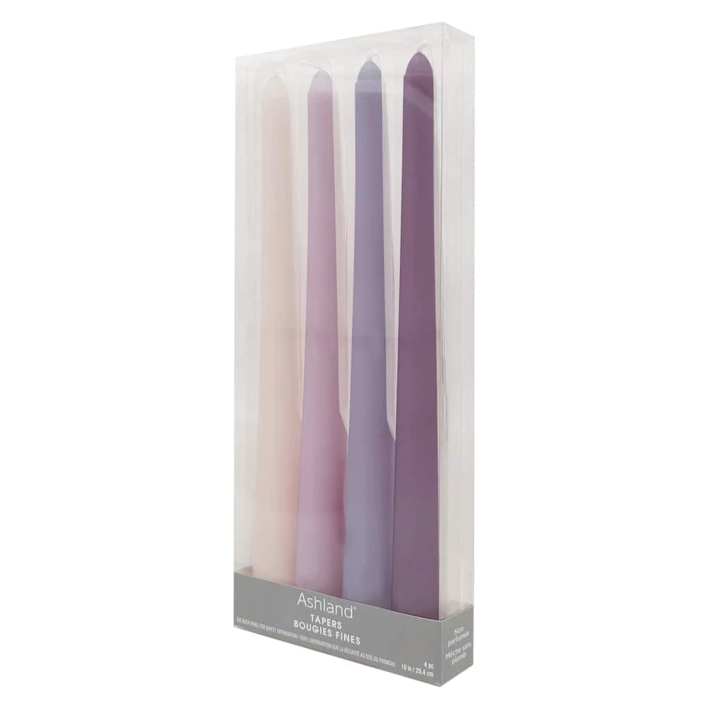 Hot Sale β 10" Mixed Purple Taper Candles by Ashland®, 4ct. π 7 Hot Sale β 10" Mixed Purple Taper Candles by Ashland®, 4ct. π - Image 5